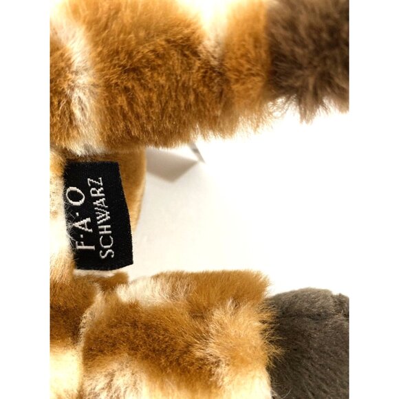 FAO Schwarz Giraffe Plush and Sloth Plush Adopt A Pet Plush Stuffed Toy 13" - Picture 10 of 13